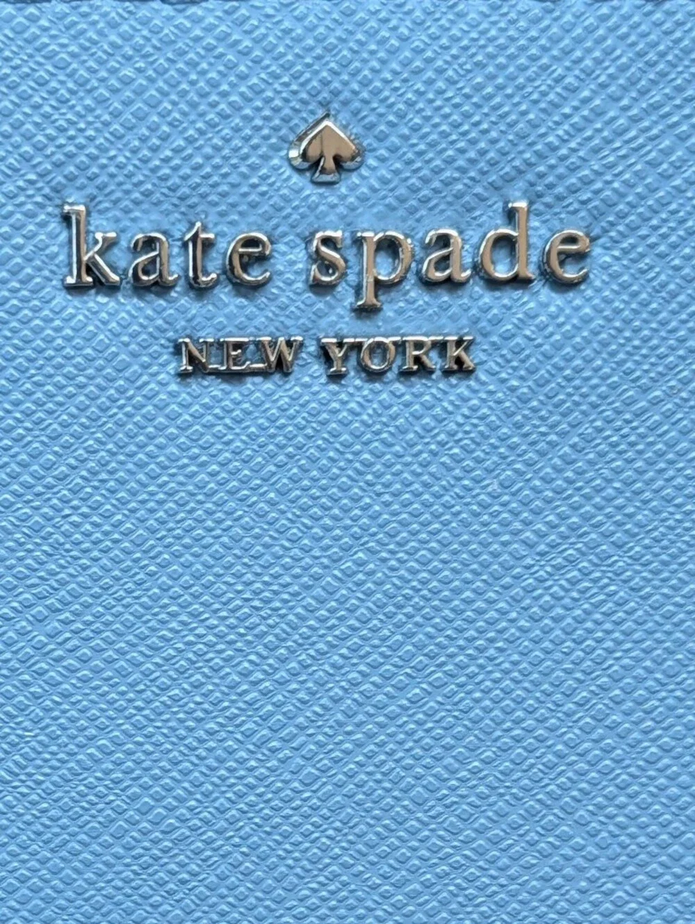 Kate Spade Pink Leather Zip Card Case Keyring Wallet NWOT